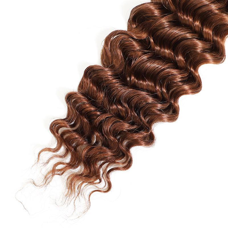  Unprocessed Deep Wave Human Hair Weave 3 Bundles Cheap Ombre Hair Extensions