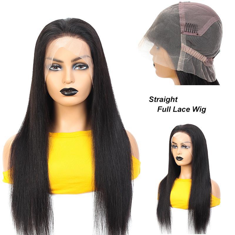 Full Lace Wigs Cheap Human Hair Transparent Lace Natural Hairline