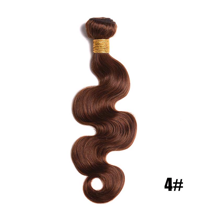 MarchQueen goodPeruvian Human Hair Body Wave 3 Bundles Remy Hair Weave 7 Colors 10-24 Inch On Sale