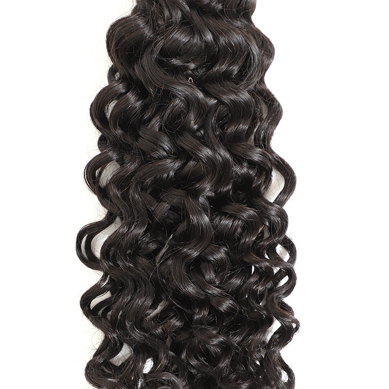 Fashionable Malaysian Virgin Hair Jerry Curl 3 Bundles With Clolsure, Affordable Virgin Human Hair Bundles And Closure, Cheap But Good Quality To Enjoy From MarchQueen.