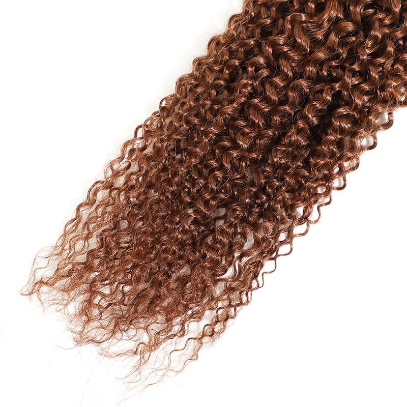 Curly Weave Hair Cheap Virgin Human Hair 4 Bundles Ombre hair 1b/30