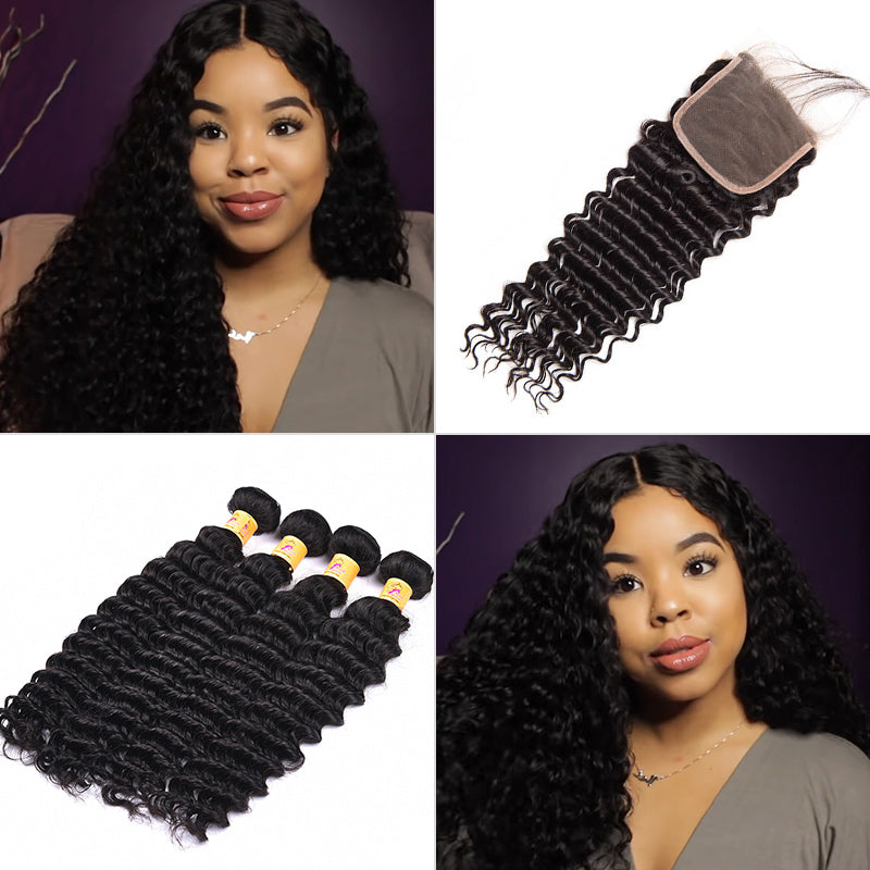 peruvian deep wave bundles with closure