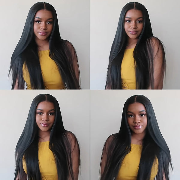 peruvian straight hair bundles with frontal