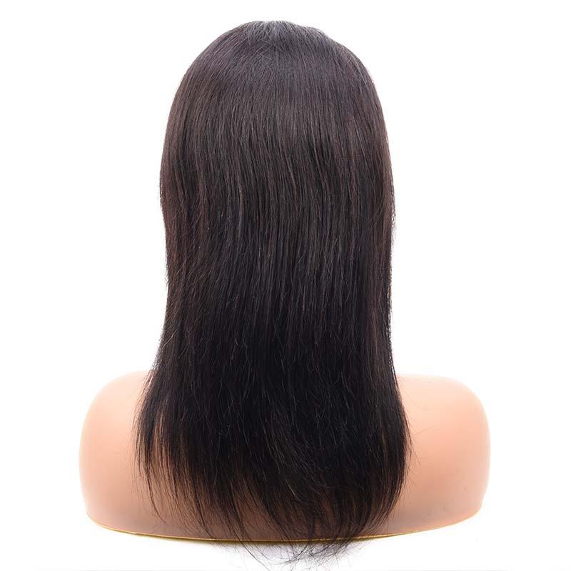 4x4 Closure Wig Straight Human Hair Lace Closure Wigs 8-26 Inch Long Lace Wigs Remy Hair Natural Color