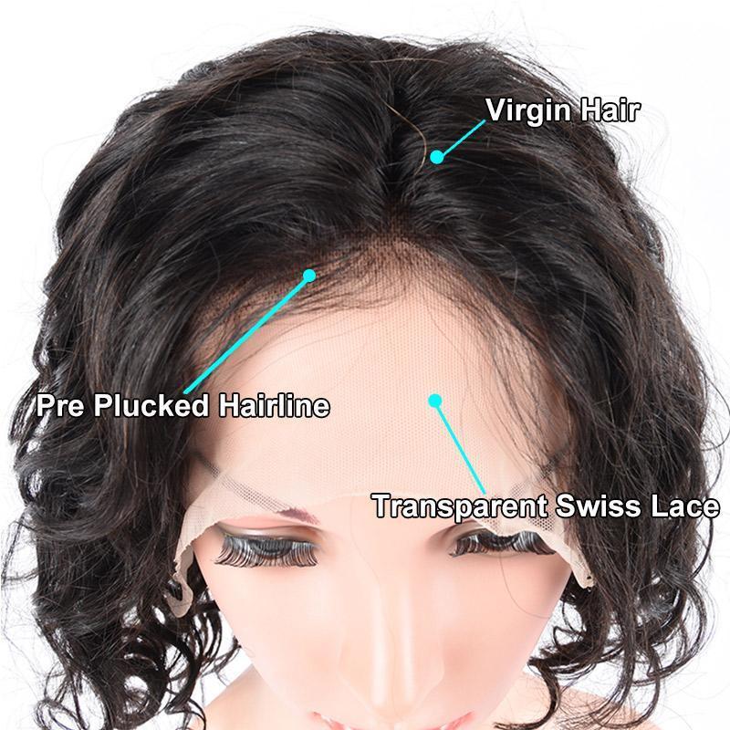 Body Wave 13*4 Lace Wigs Natural Color For Sale