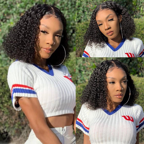 Flash Sale! 10inch Affordable Bomb Curly Bob Hair Style