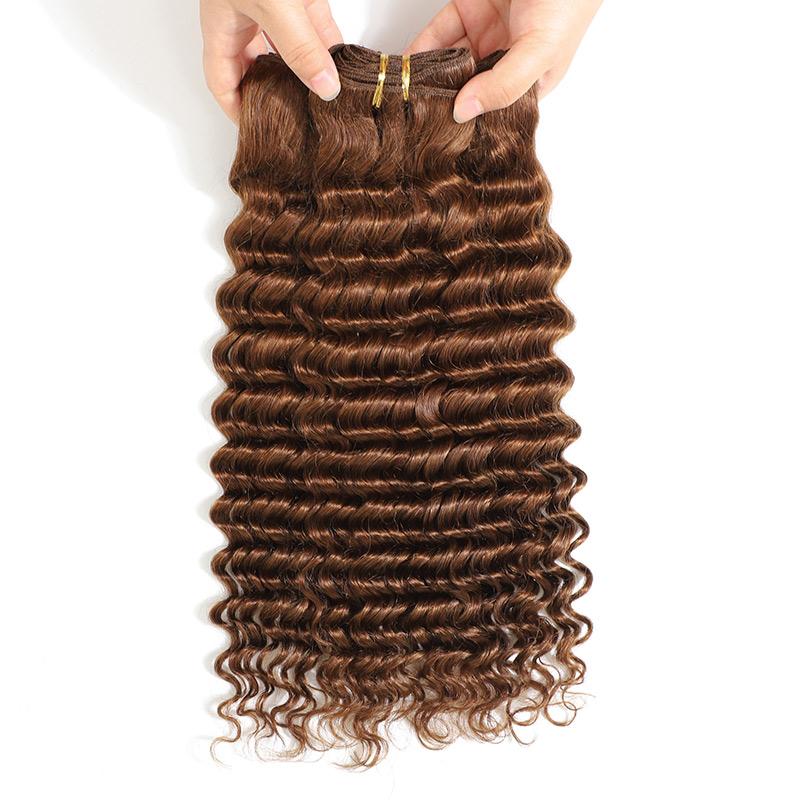 Brazilian Deep Wave Hair 4 Bundles Weave Remy Virgin Hair