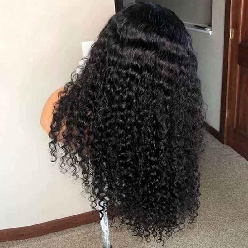 MarchQueen 4x4 Lace Closure Wigs Loose Deep Wave 6x6 Lace Wigs Pre Plucked Remy Long Human Hair Wig For Black Women