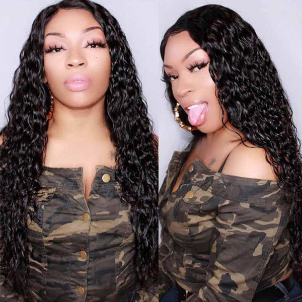 MarchQueen 4x4 Lace Closure Wigs Loose Deep Wave 6x6 Lace Wigs Pre Plucked Remy Long Human Hair Wig For Black Women