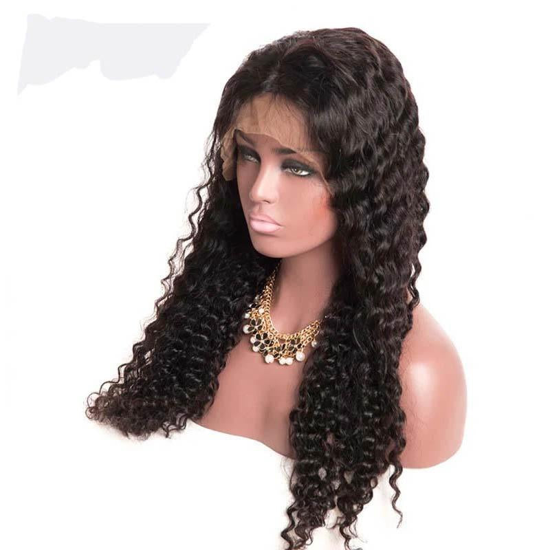 MarchQueen Lace Front Human Hair Wigs Deep Wave T Part Wig With Baby Hair For Black Women