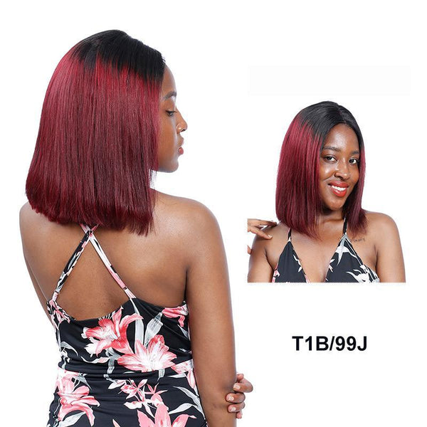 1B 99j red burgundy ombre wig human hair 