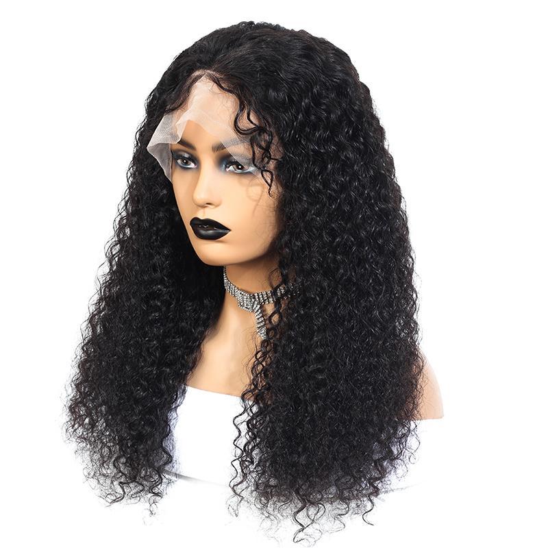 MarchQueen Curly Full Lace Human Hair Wigs For Women Brazilian Jerry Curly Glueless Full Lace Wig 250 Density Wig